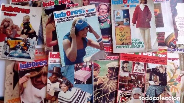 Collectionnisme de Revues et Journaux: LABORES DEL HOGAR. LOTE DE 24 REVISTAS (DE 1975 A 1985) CASI TODAS CON PATRONES.