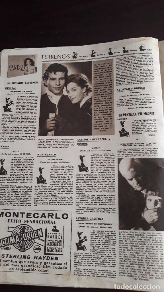 Coleccionismo de Revistas y Periódicos: 1957 ROMY SCHNEIDER HORST DUCHOLZ MARIA FELIX MARINA VLADY. Lote 129166559
