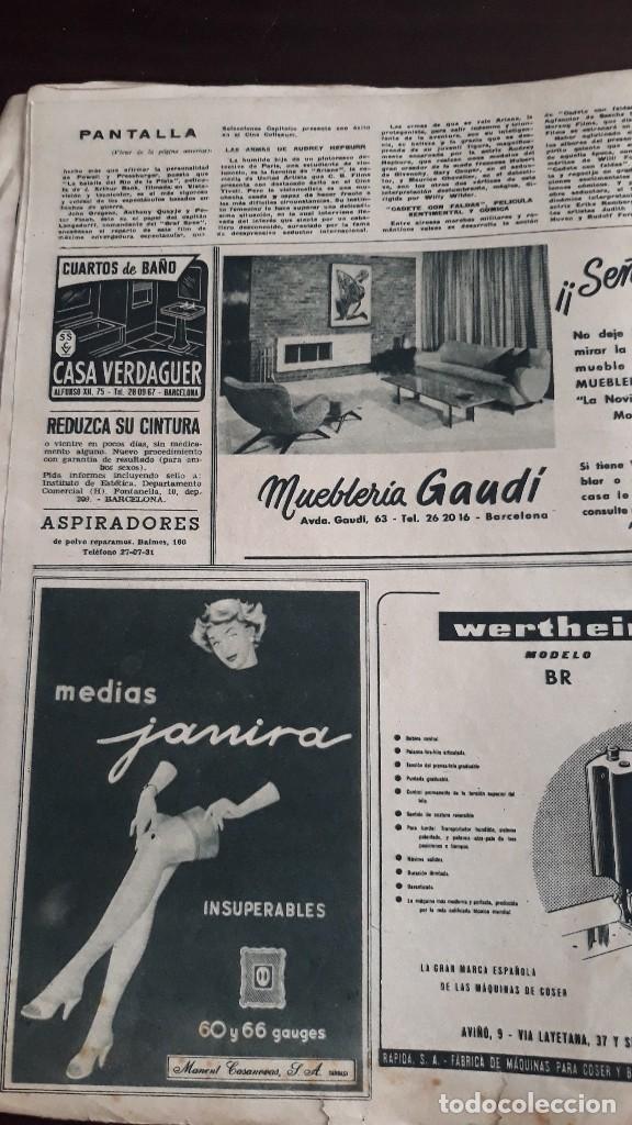 Coleccionismo de Revistas y Peri&oacute;dicos: 1957 medias janira muebles gaudi