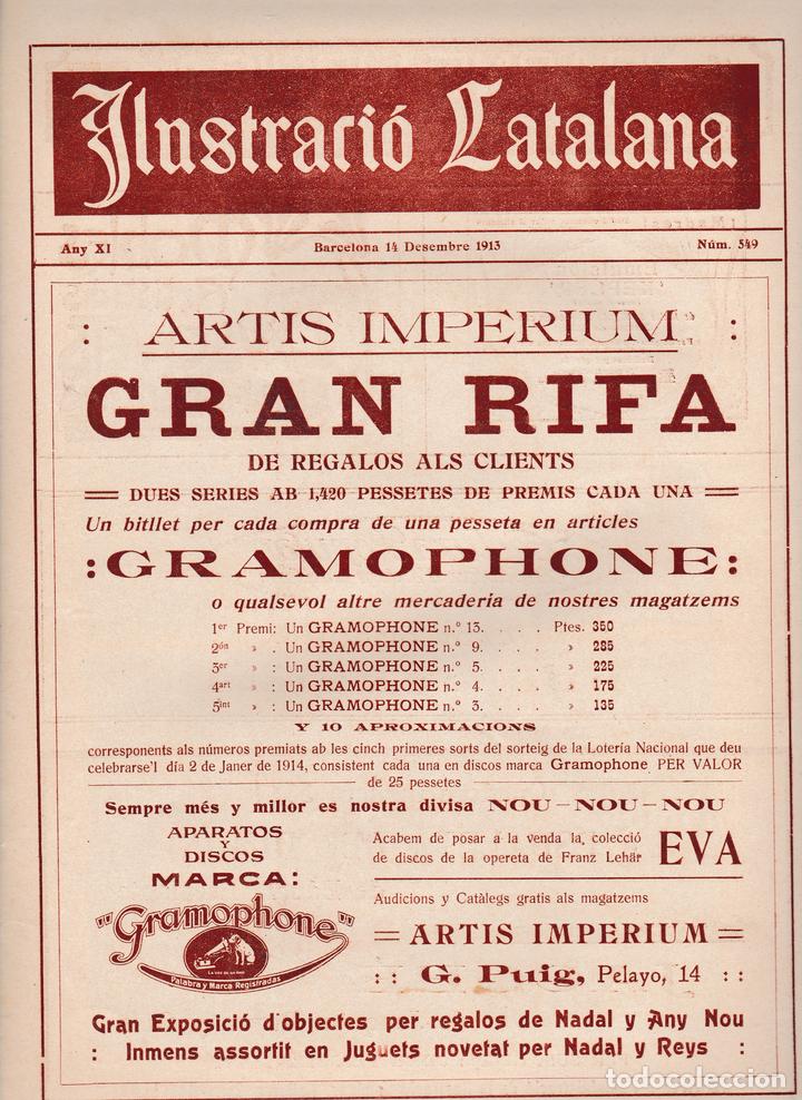 Coleccionismo de Revistas y Peri&oacute;dicos: Ilustraci&oacute;n Catalana 1913 n&ordm; 549 Barcelona Les Festes Constantinianes a Tarragona