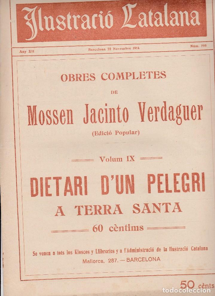 Coleccionismo de Revistas y Peri&oacute;dicos: Ilustraci&oacute; Catalana 1914 n&ordm; 598 Barcelona allargament carrer Balmes y enlla&ccedil; avinguda Tibidabo