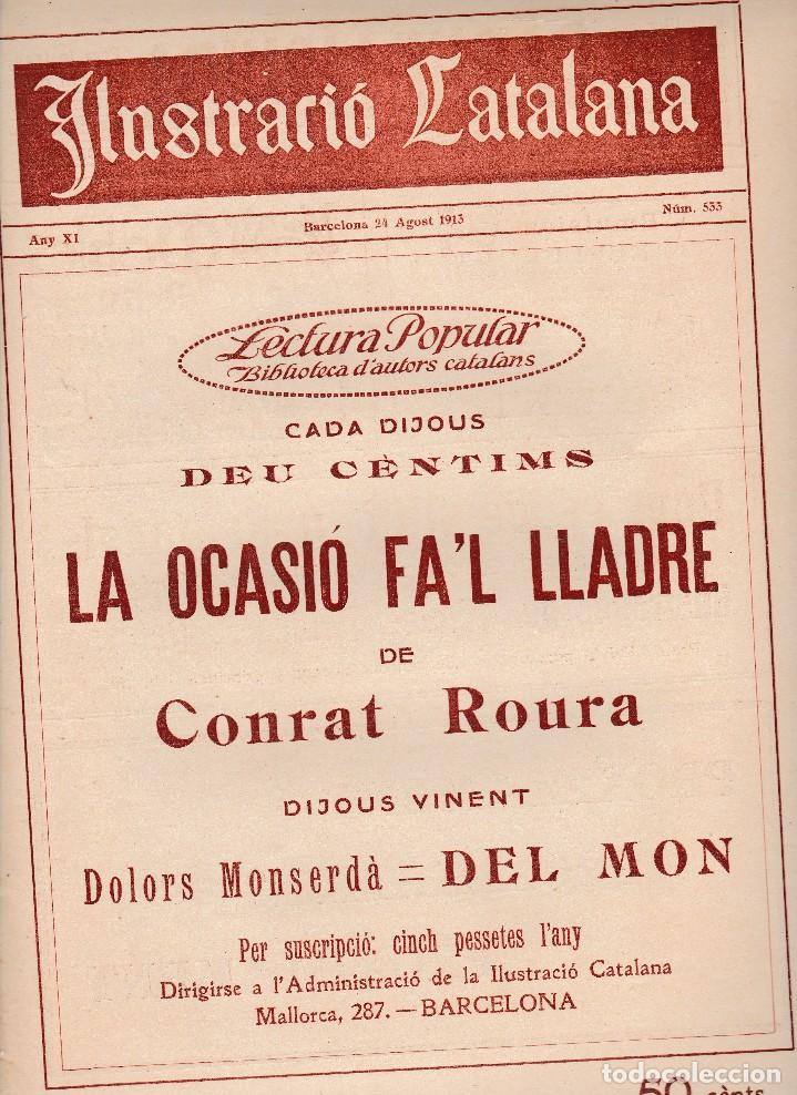 Coleccionismo de Revistas y Peri&oacute;dicos: Ilustraci&oacute; Catalana 1913 n&ordm; 533 Festes populars Barcelonines