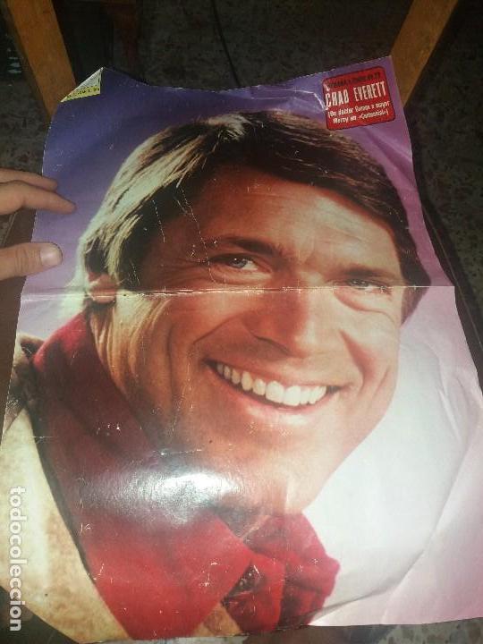 Coleccionismo de Revistas y Peri&oacute;dicos: P&oacute;ster semana CHAD EVERETT de doctor Gannon a mayor Mercy en centennial