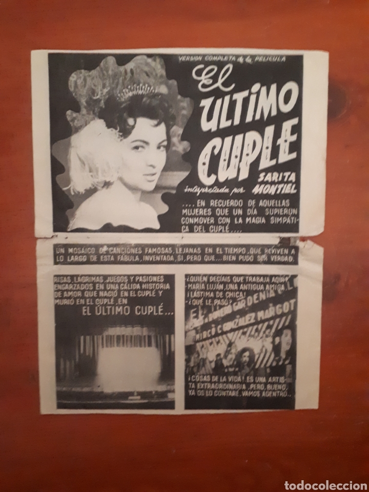 Coleccionismo de revistas y peri&oacute;dicos: Parte primer fasc&iacute;culo Sara Montiel, El &uacute;ltimo cupl&eacute;