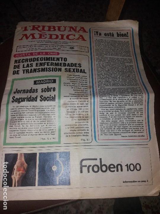 Coleccionismo de Revistas y Peri&oacute;dicos: TRIBUNA M&Eacute;DICA A&ntilde;o 1981 enfermedades transmisi&oacute;n sexual seguridad social &Aacute;ngel S&aacute;nchez Rodr&iacute;guez