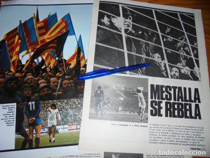 Coleccionismo de revistas y peri&oacute;dicos: RECORTE PRENSA :  MESTALLA   SE  REBELA.  REPORTER, FBRO 1978