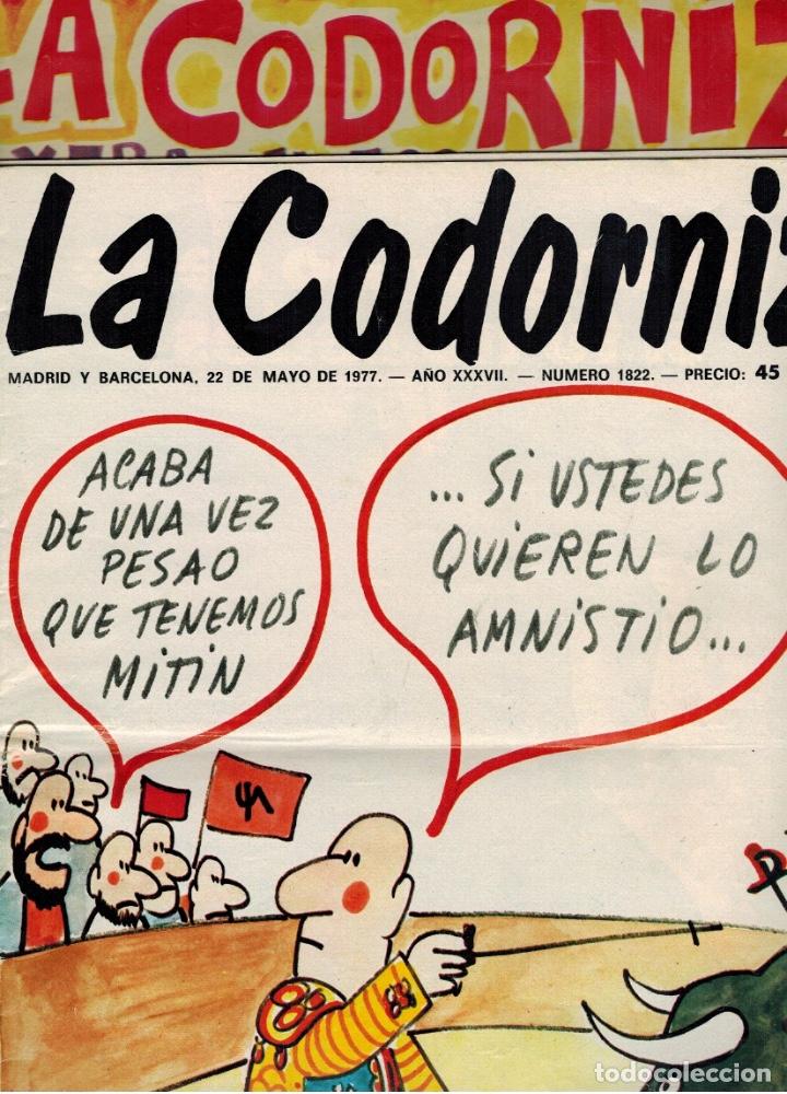 Coleccionismo de Revistas y Peri&oacute;dicos: Lote de 14 revistas La Codorniz del 1967 al 1977