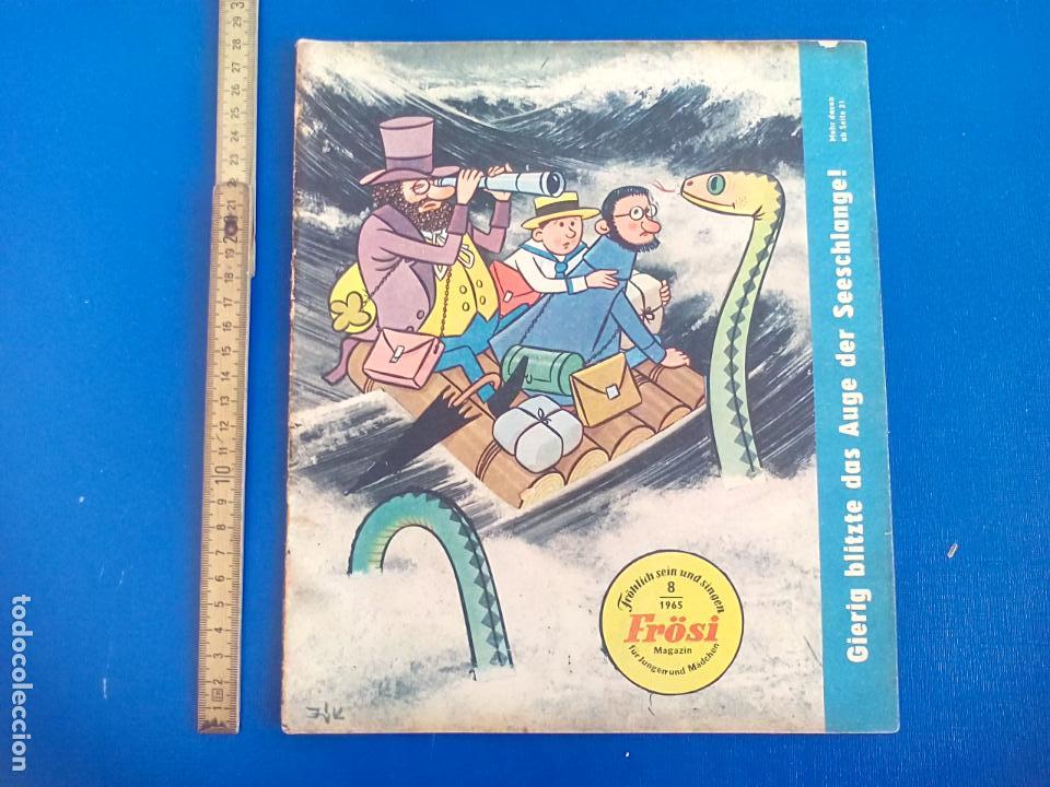Colecionismo de Revistas e Jornais: Fr&ouml;si HEFT N&ordm; 8 1965 Magazin f&uuml;r Jungen und M&auml;dchen REVISTA INFANTIL DE ALEMANIA DEL ESTE DDR COMIC
