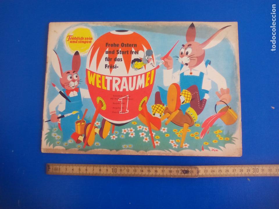 Colecionismo de Revistas e Jornais: Fr&ouml;hlich sein und singen heft n&ordm; 4. jahrgang 1963. REVISTA INFANTIL DE ALEMANIA DEL ESTE DDR COMIC