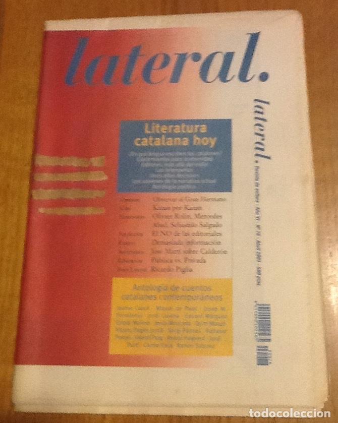 Collectionnisme de Revues et Journaux: Revista Lateral, n&uacute;mero 76, 2001. Con suplemento especial. Literatura catalana hoy