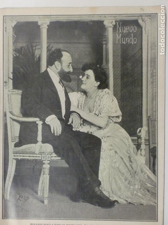 Coleccionismo de revistas y peri&oacute;dicos: REVISTA ILUSTRADA NUEVO MUNDO. A&Ntilde;O XIV. N&ordm; 724. MADRID 21 NOVIEMBRE 1907. VER DESCRIPCI&Oacute;N