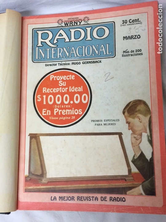 Collection Magazines and Newspapers: REVISTA RADIO INTERNACIONAL WRNY 1926 1927 2 TOMOS ENCUADERNADOS