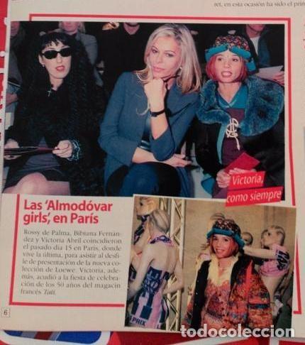 Coleccionismo de revistas y peri&oacute;dicos: BIBIANA FERNANDEZ ROSSY DE PALMA VICTORIA ABRIL CHICAS ALMODOVAR