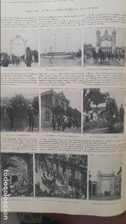 Sammeln von Zeitschriften und Zeitungen: VIAJE DE ALFONSO XIII A ASTURIAS OVIEDO ALAVES MONTE NARANCO REVISTA A&Ntilde;O 1902