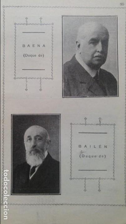 Coleccionismo de revistas y peri&oacute;dicos: DUQUE DE BAENA,DUQUE DE BAILEN ,MARQUES DE BEDMAR , MARQUES DE BENDA&Ntilde;A HOJA A&Ntilde;O 1929