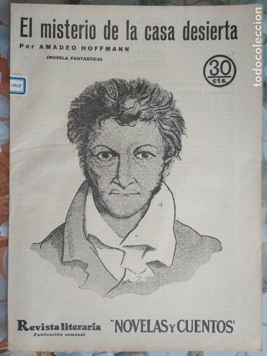 Sammeln von Zeitschriften und Zeitungen: REVISTA LITERARIA, NOVELAS Y CUENTOS, EL MISTERIO DE LA CASA DESIERTA, AMADEO HOFF, N&ordm; 360, A&Ntilde;O 1935