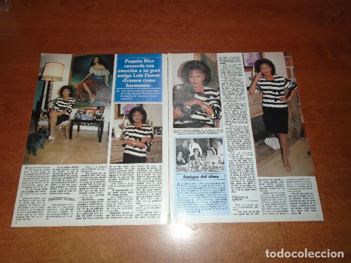Coleccionismo de revistas y peri&oacute;dicos: RETAL PRENSA 1995: PAQUITA RICO