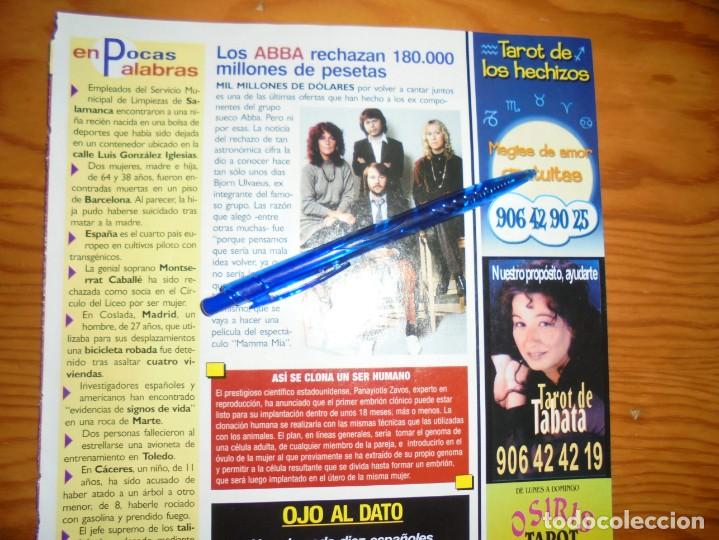 Coleccionismo de Revistas y Peri&oacute;dicos: RECORTE PRENSA :  LOS ABBA,  RECHAZAN 180.000 MILLONES DE PESETAS.  SORPRESA &iexcl; ABRIL 2003