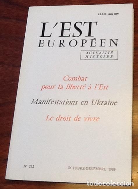 Colecionismo de Revistas e Jornais: L'Est Europeen 212/1988