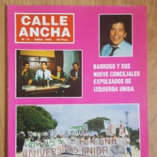 Coleccionismo de Revistas y Periódicos: REVISTA CALLE ANCHA N° 10 ABRIL 1990. PUERTO REAL. CADIZ. . Lote 130672193