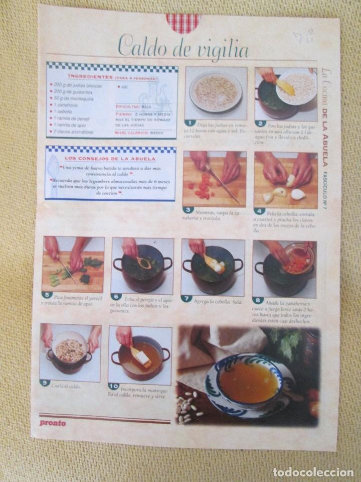Coleccionismo de revistas y peri&oacute;dicos: LA COCINA DE LA ABUELA FASCICULO 7