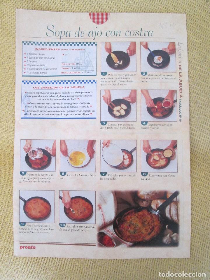 Sammeln von Zeitschriften und Zeitungen: LA COCINA DE LA ABUELA FASCICULO 10