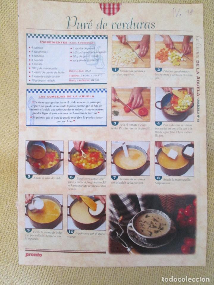 Collezionismo di Riviste e Giornali: LA COCINA DE LA ABUELA FASCICULO 18