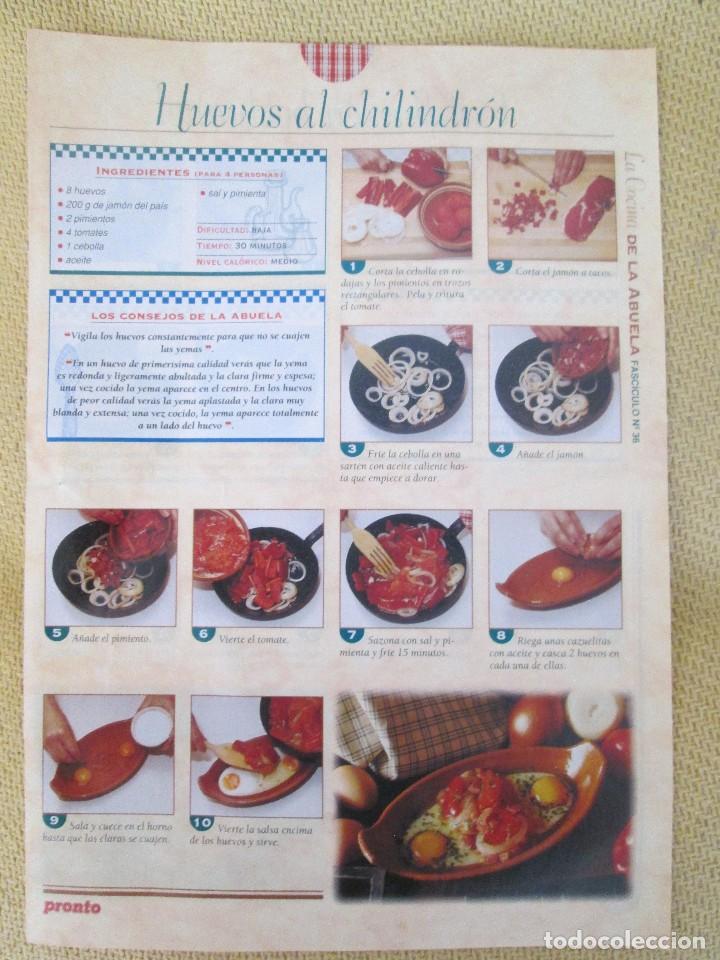 Coleccionismo de Revistas y Peri&oacute;dicos: LA COCINA DE LA ABUELA FASCICULO 36