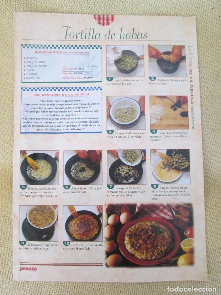 Collezionismo di Riviste e Giornali: LA COCINA DE LA ABUELA FASCICULO 43