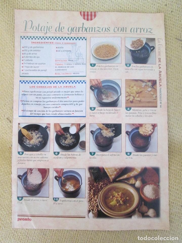 Coleccionismo de revistas y peri&oacute;dicos: LA COCINA DE LA ABUELA FASCICULO 44