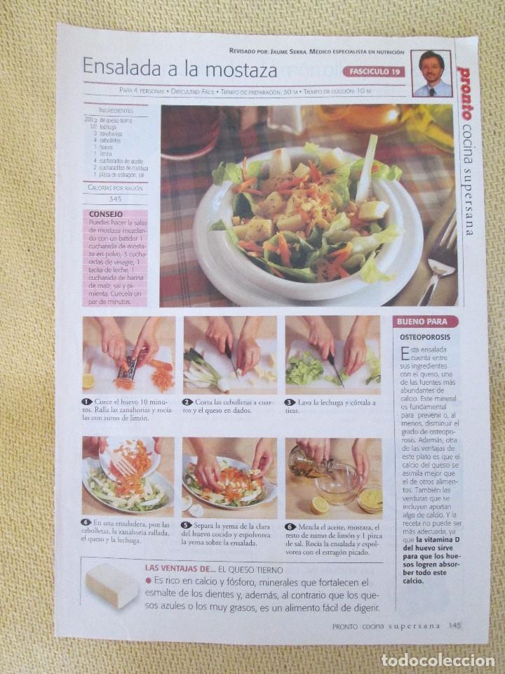 Coleccionismo de Revistas y Peri&oacute;dicos: COCINA SUPERSANA CARPETA FASCICULO 19