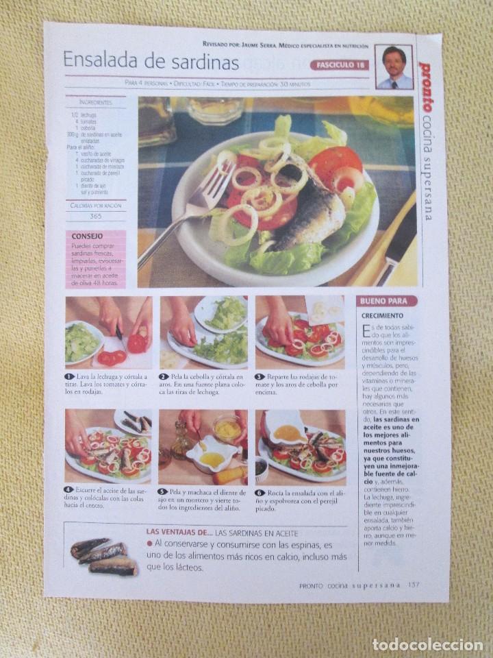 Colecionismo de Revistas e Jornais: COCINA SUPERSANA CARPETA FASCICULO 18