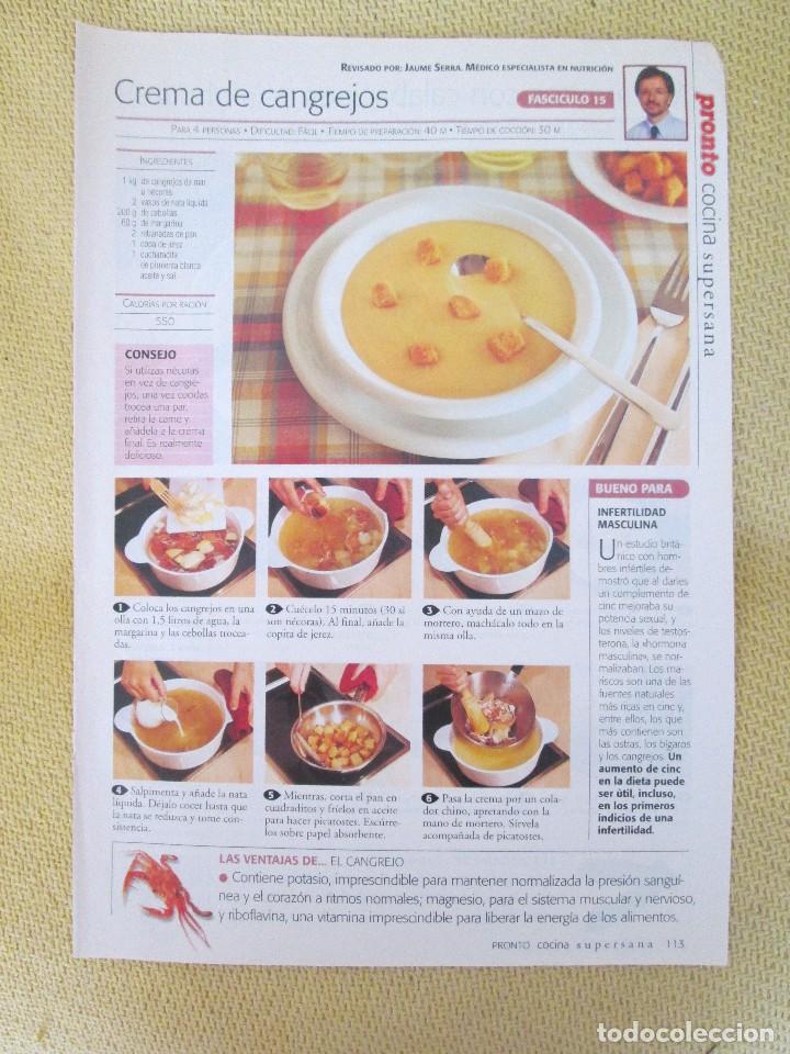 Coleccionismo de Revistas y Peri&oacute;dicos: COCINA SUPERSANA CARPETA FASCICULO 15