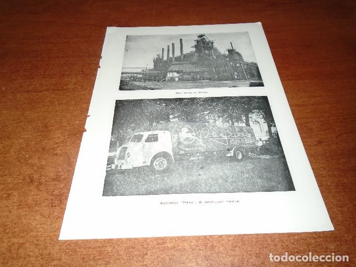 Coleccionismo de revistas y peri&oacute;dicos: RETAL PRENSA 1952: AUTOCAMI&Oacute;N PEGASO. ALTOS HORNOS DE VIZCAYA. MICROSCOPIO ELECTR&Oacute;NICO ESPA&Ntilde;OL