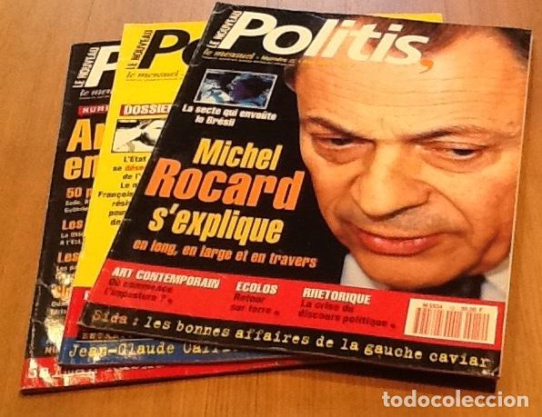 Coleccionismo de revistas y peri&oacute;dicos: Le noveau Politis. Le mensual. N&uacute;meros 12, 13 y 14-15. 1993