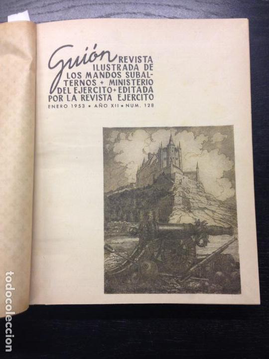 Collectionnisme de Revues et Journaux: GUION, REVISTA ILUSTRADA DE LOS MANDOS SUBALTERNOS, 1953, A&Ntilde;O XII NUM. 128