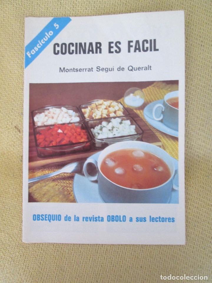 Colecionismo de Revistas e Jornais: COCINAR ES FACIL - REVISTA OBOLO  FASCICULO 5