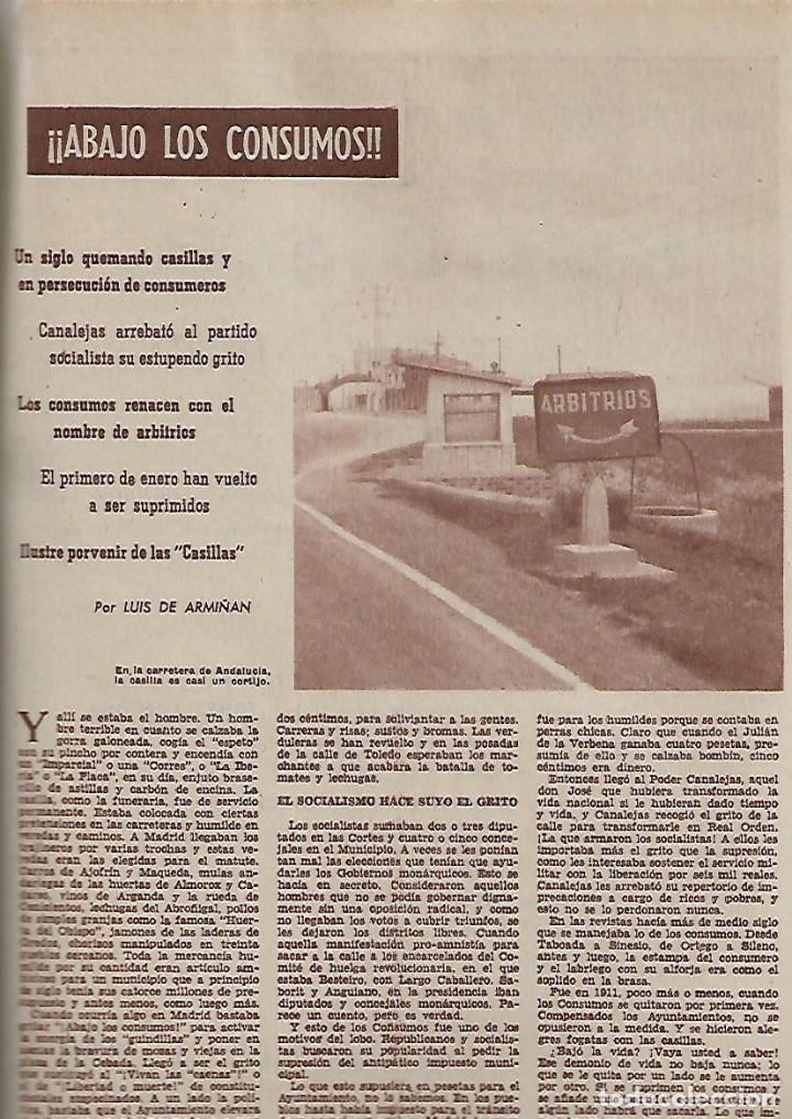 Coleccionismo de Revistas y Peri&oacute;dicos: 1963 LAS CASILLAS IMPUESTOS ARBITRIOS FALLA  ATLANTIDA SANTA MARIA DEL VILLAR BARCAMAYOR CUDILLERO