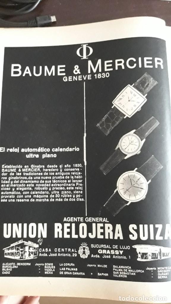 Coleccionismo de Revistas y Peri&oacute;dicos: 1966 ANUNCIO RELOJ BAUME Y MERCIER SUIZA