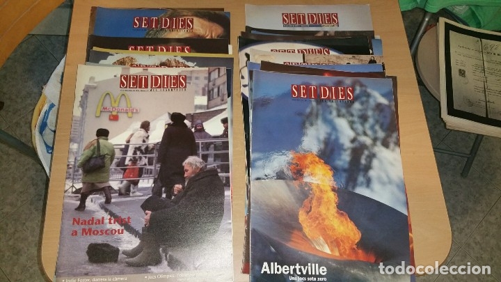 Coleccionismo de revistas y peri&oacute;dicos: 20 revistes SET DIES del N&deg; 1 al 20 + 31