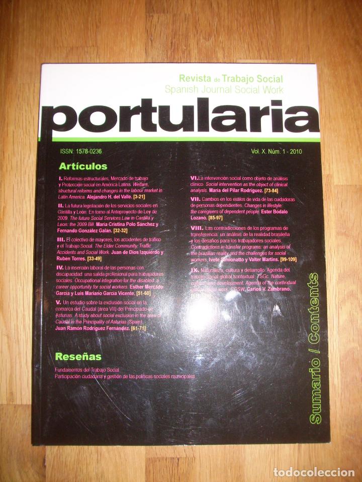Colecionismo de Revistas e Jornais: PORTULARIA : Revista de Trabajo Social. Vol. X ; N&uacute;m. 1 ; 2010. - Universidad de Huelva