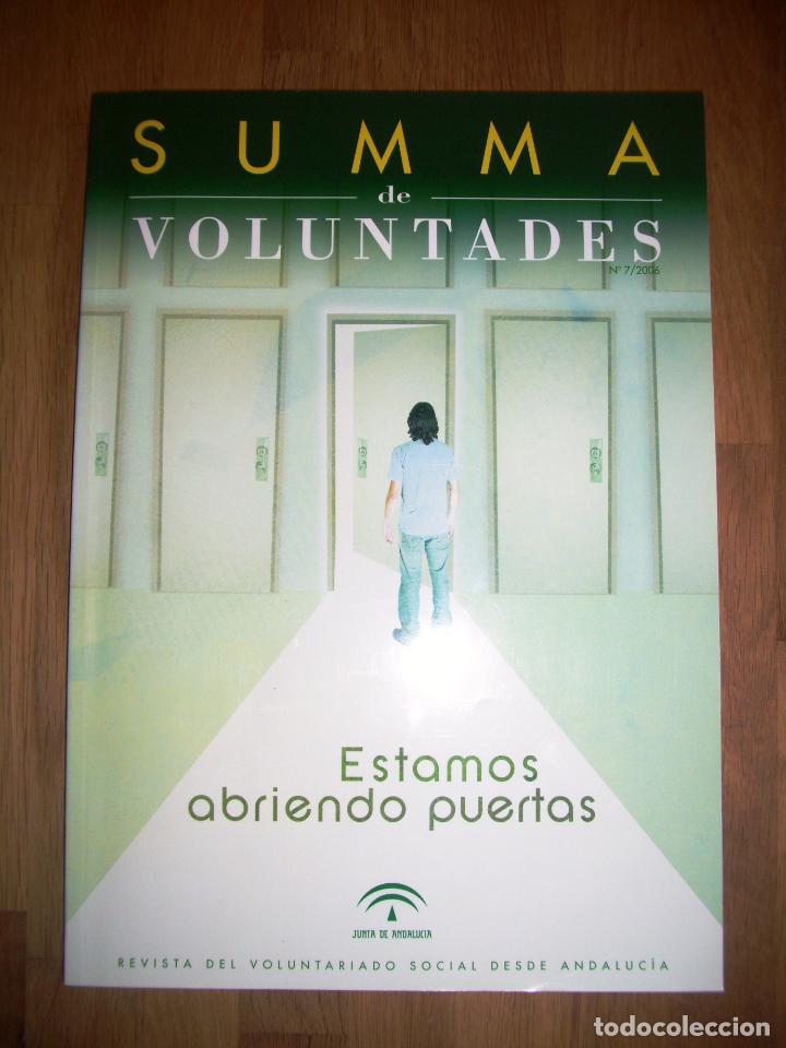 Colecionismo de Revistas e Jornais: SUMMA DE VOLUNTADES : Revista del Voluntariado Social en Andaluc&iacute;a. N&ordm; 7 ; A&ntilde;o 2006