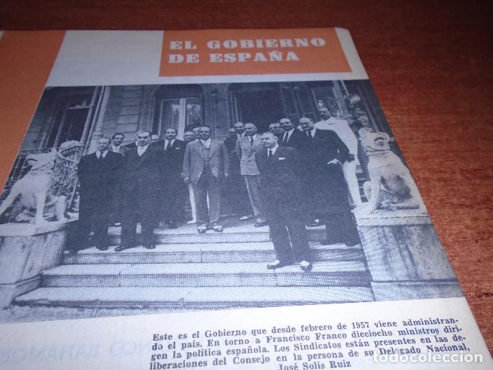 Coleccionismo de Revistas y Peri&oacute;dicos: RETAL 1959 EL GOBIERNO DE ESPA&Ntilde;A. COMPOSICI&Oacute;N.