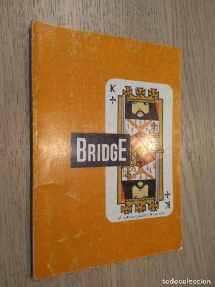 Collectionnisme de Revues et Journaux: BRIDGE.JULIO-AGOSTO. NUM 74. A&Ntilde;O 1979
