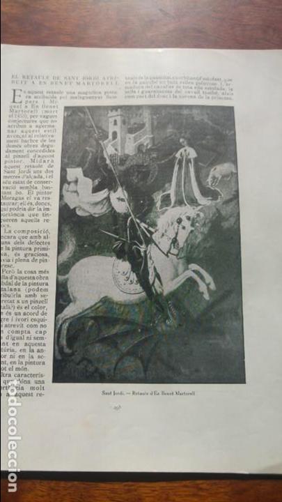 Coleccionismo de revistas y peri&oacute;dicos: RETAULE DE SANT JORDI BENET MARTORELL REVISTA D'ART ANY 1917