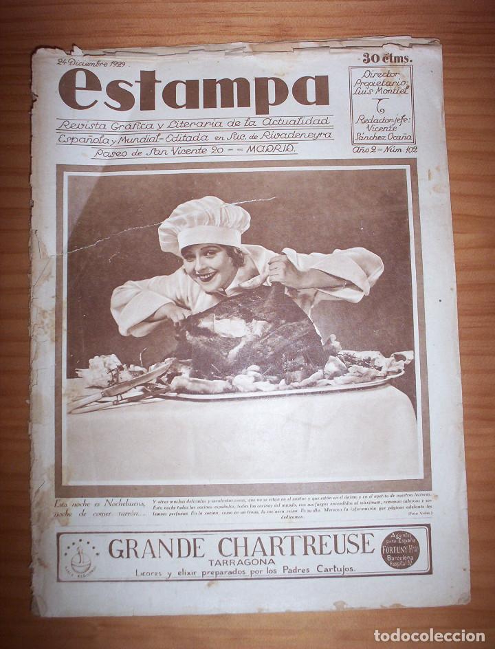 Colecionismo de Revistas e Jornais: ESTAMPA - N&Uacute;MERO 102 - A&Ntilde;O 1929