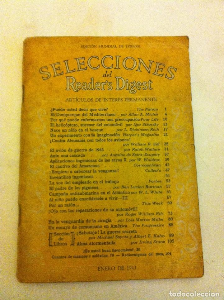 Coleccionismo de Revistas y Peri&oacute;dicos: selecciones de readers digest -enero 1943