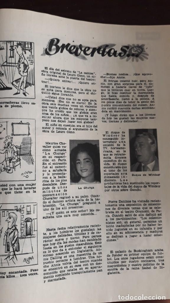 Colecionismo de Revistas e Jornais: 1962 LA CHUNGA EL DUQUE DE WINDSOR