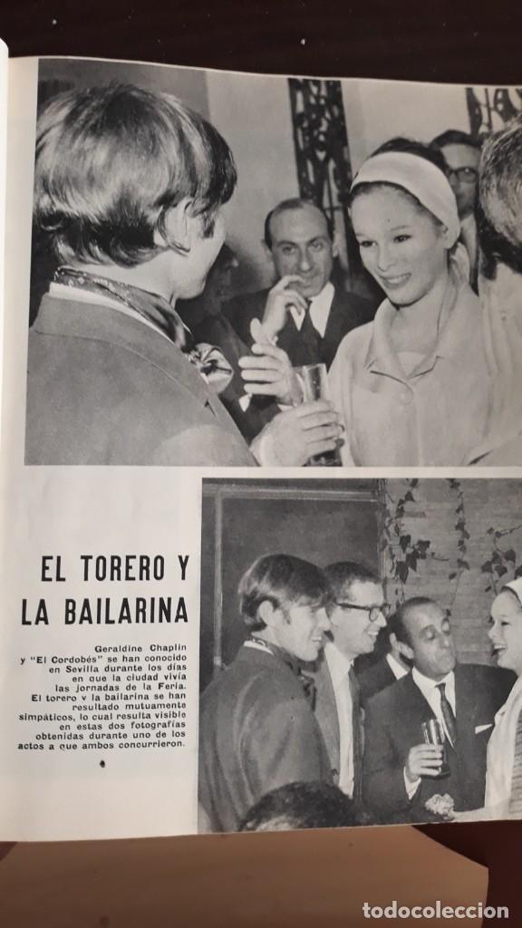 Coleccionismo de revistas y peri&oacute;dicos: 1964 GERALDINE CHAPLIN MANUEL BENITEZ EL CORDOBES