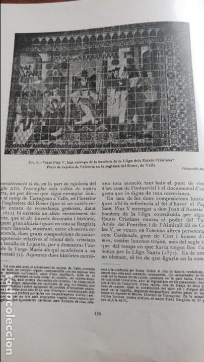 Coleccionismo de revistas y peri&oacute;dicos: RAJOLES VALENCIANES HOSPITAL DE LA SANTA CREU I SANT PAU VALLS MARTORELL VILADORDIS PLAFO ART 1918